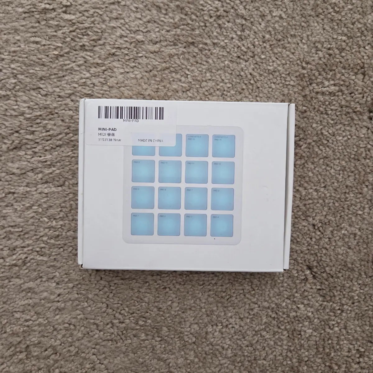 M-VAVE Wireless MIDI Pad Controller, Bluetooth, 16 Drum Pads
