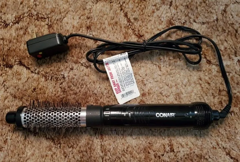 Conair BC165D Dual-Voltage Hot Air Curling Brush for Travel