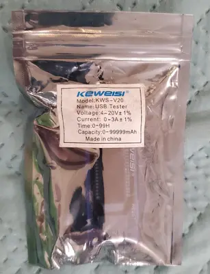 KEWEISI USB Charger Capacity Tester, 4V-20V 0-3A photo 2