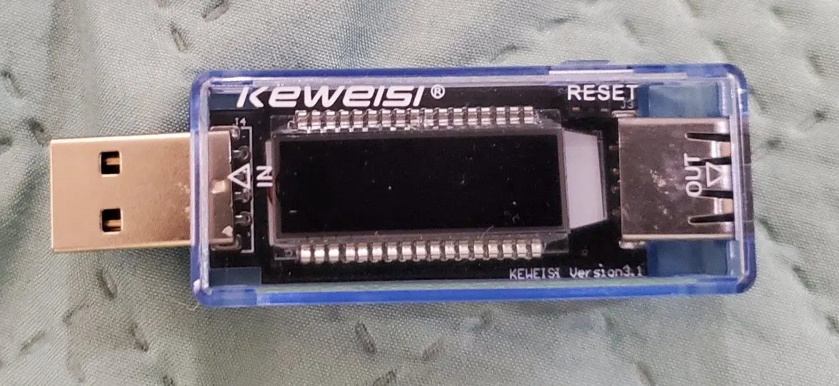 KEWEISI USB Charger Capacity Tester, 4V-20V 0-3A