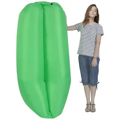 Outdoor Inflatable Lounger Air Sofa and Camping Bed photo 4