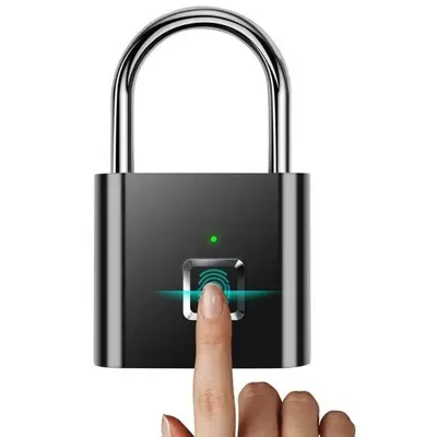 Fingerprint Smart Padlock, Keyless Anti-Theft Lock photo 2