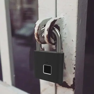 Fingerprint Smart Padlock, Keyless Anti-Theft Lock photo 10