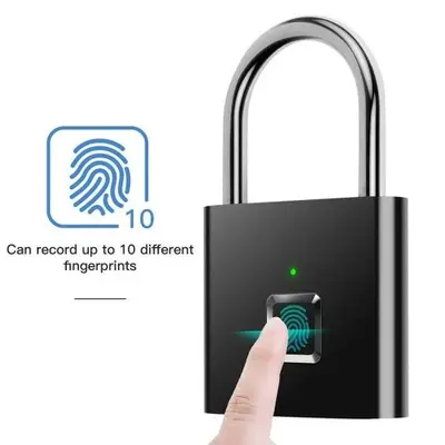 Fingerprint Smart Padlock, Keyless Anti-Theft Lock photo 8