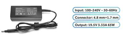 19.5V 3.33A 65W Laptop Charger for HP Pavilion TouchSmart and Sleekbook photo 4