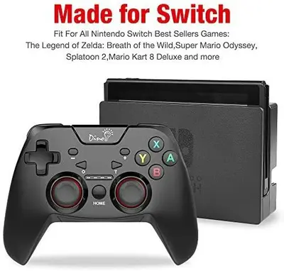 DinoFire Bluetooth Wireless Controller for Nintendo Switch photo 4