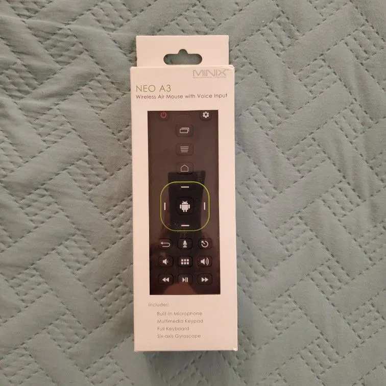 MINIX NEO A3 QWERTY Keyboard Remote with Six-Axis Gyro and Voice