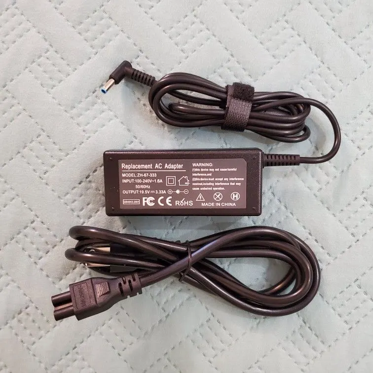 19.5V 3.33A 65W AC Charger for HP Stream, Pavilion, EliteBook