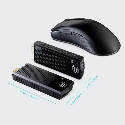 T6 Mini PC Stick, Fanless, Windows 10, Intel Atom photo 5