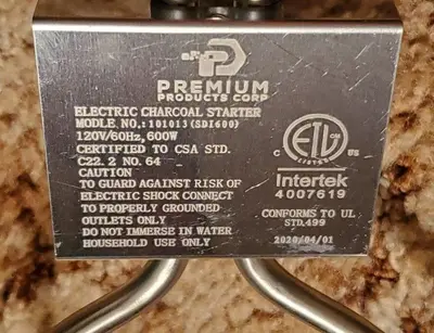 Electric Charcoal Starter for Big Green Egg, Kamado Joe and Weber photo 5
