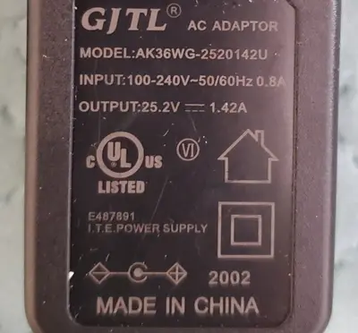 25.2V 1.42A AC Adapter for Opove Massage Guns photo 2