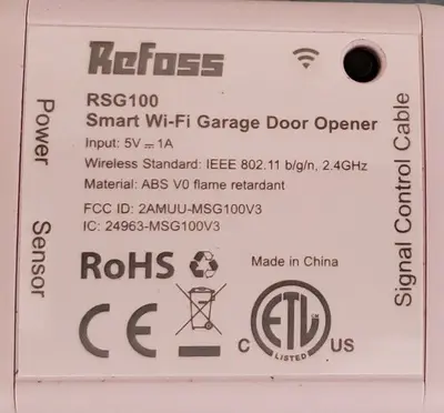 Refoss Smart Wi-Fi Garage Door Opener, Alexa and Google Compatible photo 2