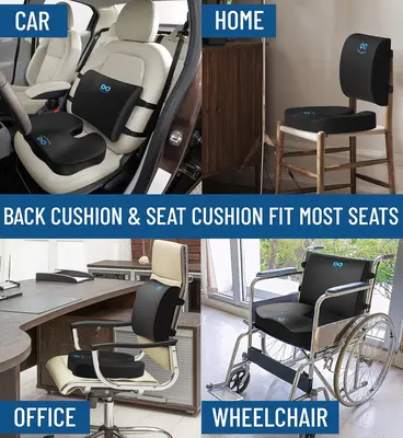 Everlasting Comfort Memory Foam Seat Cushion for Office Chair and Car photo 7