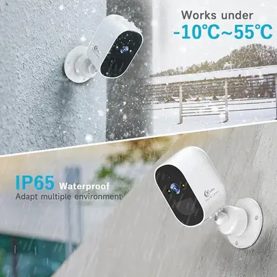 1080P Solar Outdoor Wireless Camera with Color Night Vision photo 5