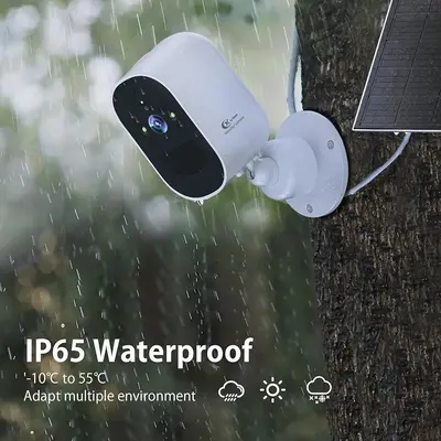 1080P Solar Outdoor Wireless Camera with Color Night Vision photo 7