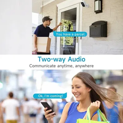 1080P Solar Outdoor Wireless Camera with Color Night Vision photo 3