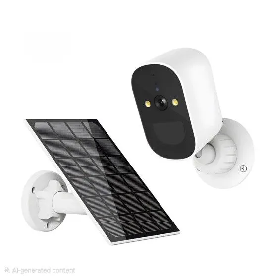 1080P Solar Outdoor Wireless Camera with Color Night Vision