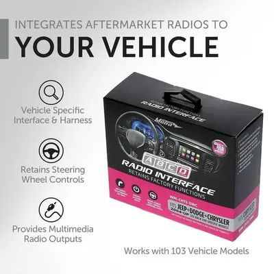Metra WM-CH13-SWC Radio Data Interface, Chrysler/Dodge/Jeep 2004-2009 photo 6