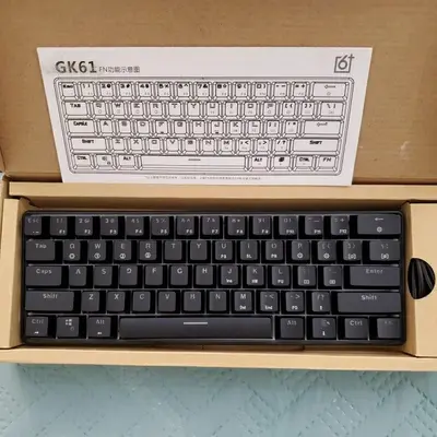 GK61 60% Mechanical Gaming Keyboard, 61 Keys, RGB