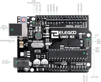 ELEGOO UNO R3 Board (ATmega328P), Arduino-Compatible