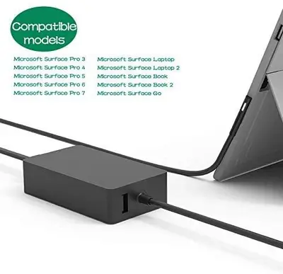 Microsoft Surface 65W Power Supply for Surface Book, Laptop and Pro photo 3