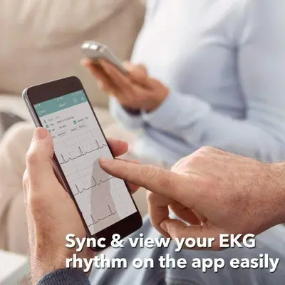 EMAY Wireless EKG Monitor, Portable ECG and Heart Rate Recorder photo 6