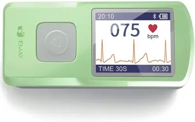 EMAY Wireless EKG Monitor, Portable ECG and Heart Rate Recorder photo 2