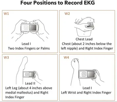 EMAY Wireless EKG Monitor, Portable ECG and Heart Rate Recorder photo 9