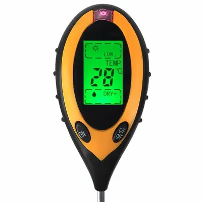 4-in-1 Digital Soil pH, Moisture, Sunlight and Temperature Meter photo 9