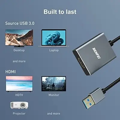 USB 3.0 to HDMI Adapter, External Video Card photo 6