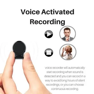 Magnetic Mini Voice-Activated Digital Audio Recorder photo 9