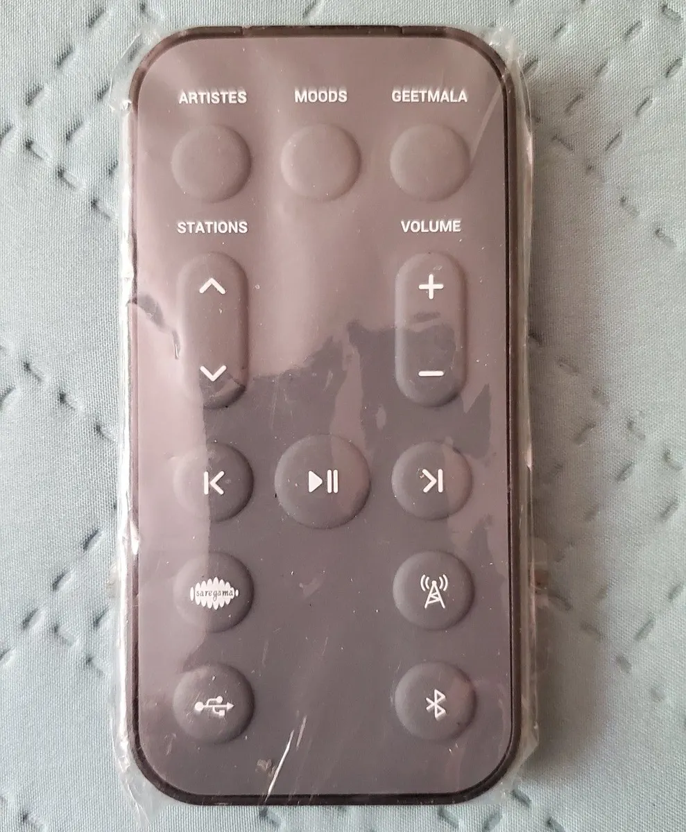 Remote Control for Saregama Carvaan 2.0