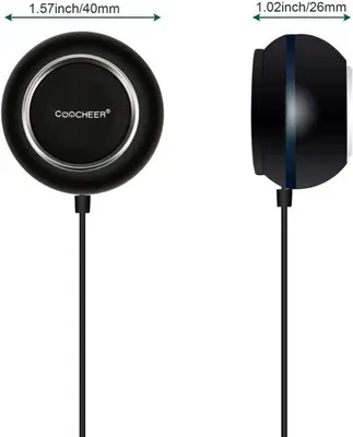 Coocheer Bluetooth 4.0 Music Receiver and Hands-Free Car Kit with AUX photo 3
