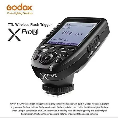 Godox Xpro-N TTL Wireless Flash Trigger for Nikon, 1/8000s HSS photo 8
