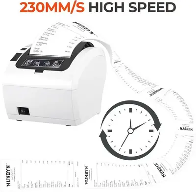 MUNBYN Thermal Receipt Printer for Windows, Mac and Chromebook photo 2