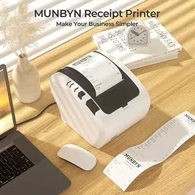 MUNBYN Thermal Receipt Printer for Windows, Mac and Chromebook photo 3