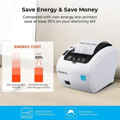 MUNBYN Thermal Receipt Printer for Windows, Mac and Chromebook photo 4