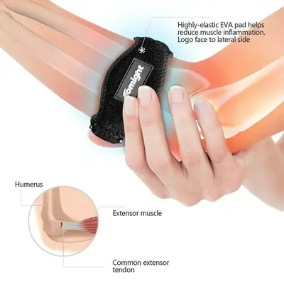 Tomight Tennis Elbow Brace with Compression Pad, 2-Pack photo 7