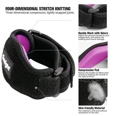Tomight Tennis Elbow Brace with Compression Pad, 2-Pack photo 3