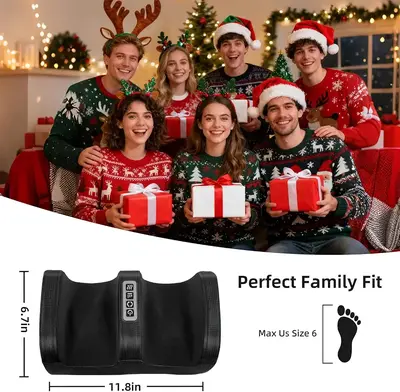 Heated Foot and Leg Massager with Roller, 3 Modes photo 10
