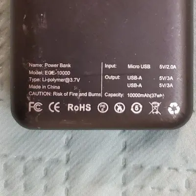 Venustas 5V 10000mAh Power Bank for Heated Jackets photo 4
