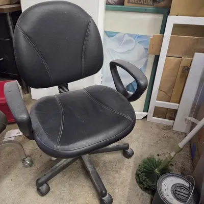 Set of 3 Vintage Mid-Century Office Chairs, Steelcase and Industrial Style photo 3