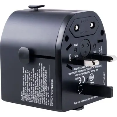 Global Power Plug Adapter with USB, Works in 150+ Countries photo 4