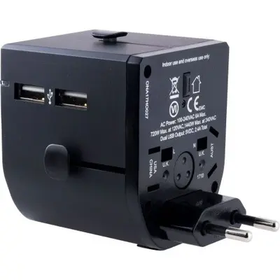 Global Power Plug Adapter with USB, Works in 150+ Countries photo 6