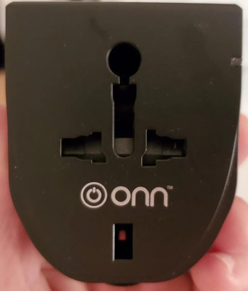 Global Power Plug Adapter with USB, Works in 150+ Countries