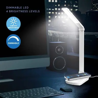 Atmosphere Desk Lamp with Wireless Phone Charger photo 5