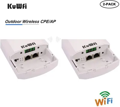 KuWFi 2-Pack 5.8G 900Mbps Long-Range WiFi Bridge, 2-3 km photo 7