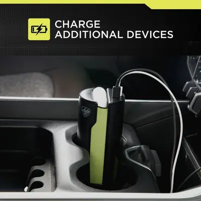 Auto Drive Qi Wireless Cup Holder Charger Power Bank AC533588 photo 6