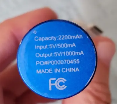 2200mAh Ultra-Compact Portable Power Bank photo 2