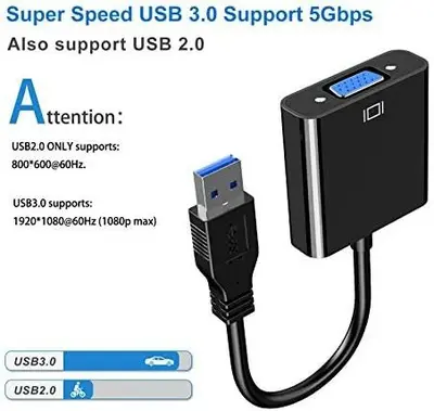 USB 3.0 to VGA Adapter, Multi-Display Video Converter photo 3